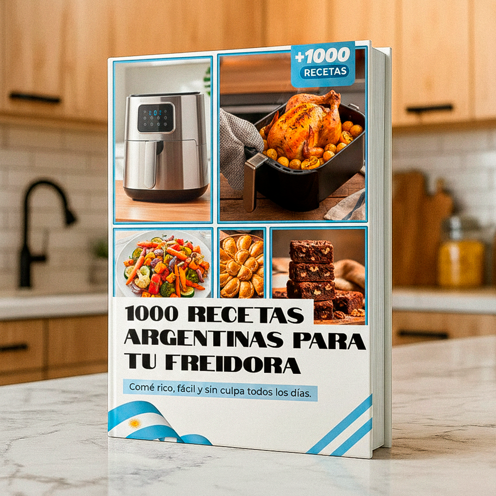 EBOOK: +1000 Recetas Argentinas para tu Freidora de Aire