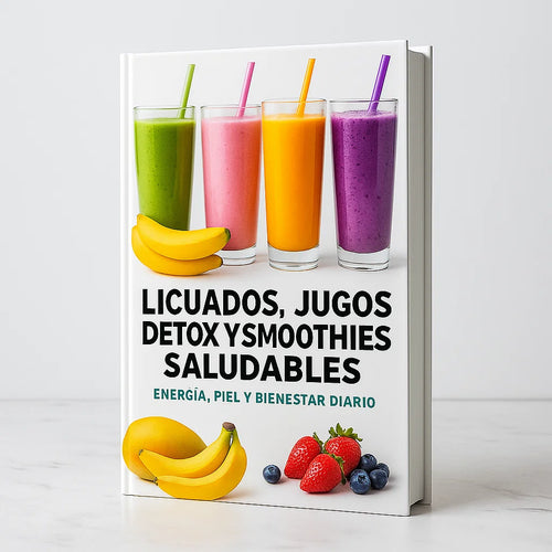 Licuados, Jugos Detox y Smoothies Saludables: Energía, Piel y Bienestar Diario