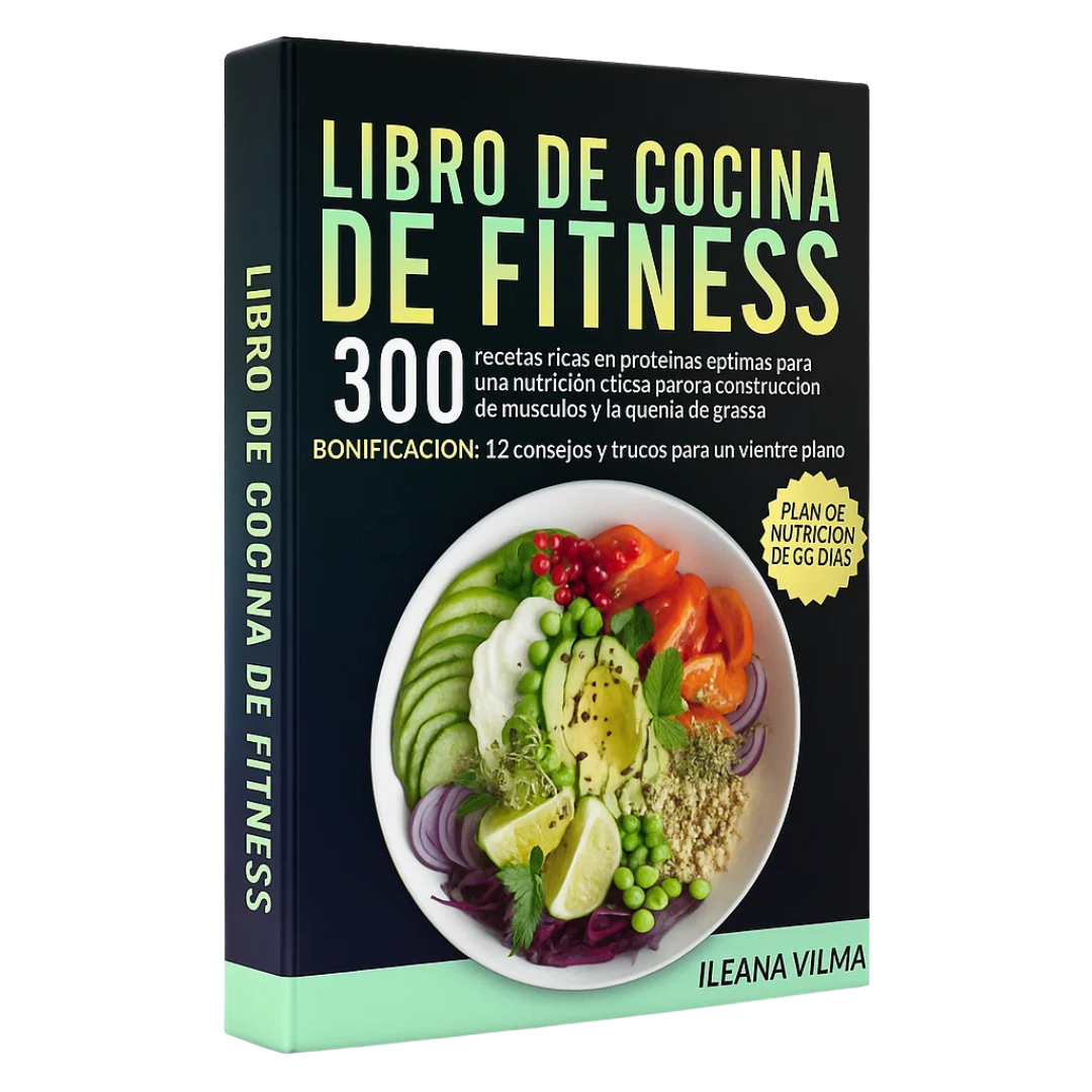 Portada Libro de Cocina de Fitness